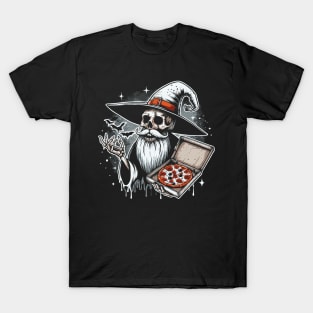 Pizza Wizard // Retro Horror Art T-Shirt